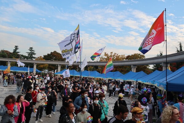 ▲ 인천퀴어문화축제조직위는 ‘제5회 인천퀴어문화축제’를 15일 인천시 남동구 중앙공원 일대에서 개최했다.  ⓒ데일리굿뉴스