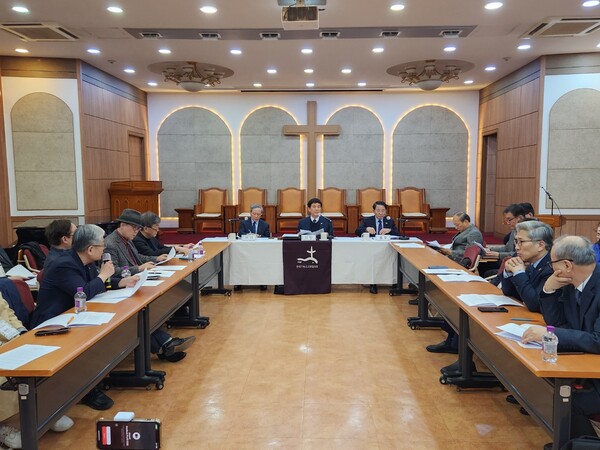▲ 한국기독교교회협의회는 지난 22일 한국기독교회관에서 임시 실행위원회를 개최했다. ⓒ데일리굿뉴스