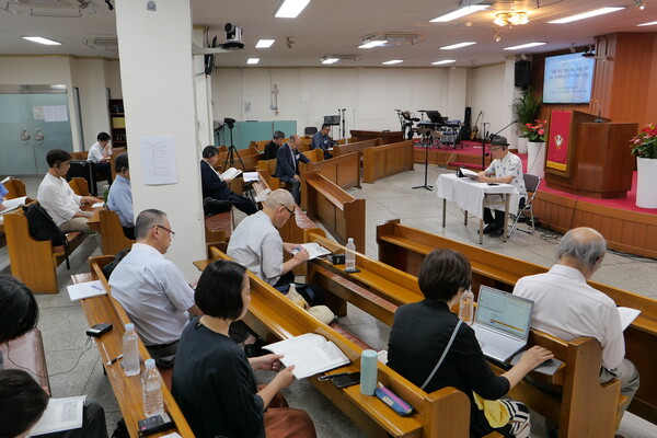 ▲한국기독교교회협의회 교회와사회위원회는 10일 서울 중구 서울제일교회에서 '제21회 한·일·재일교회 이주민 국제 심포지엄'을 개최했다.ⓒ데일리굿뉴스