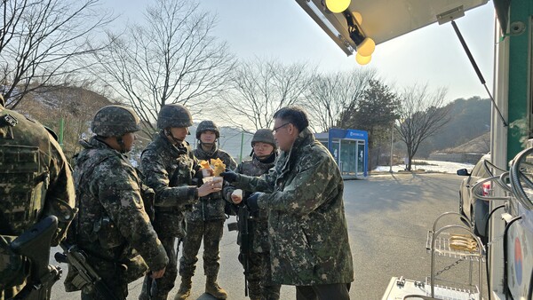 ▲군선교 현장. (사진 제공 = 김대영 목사)