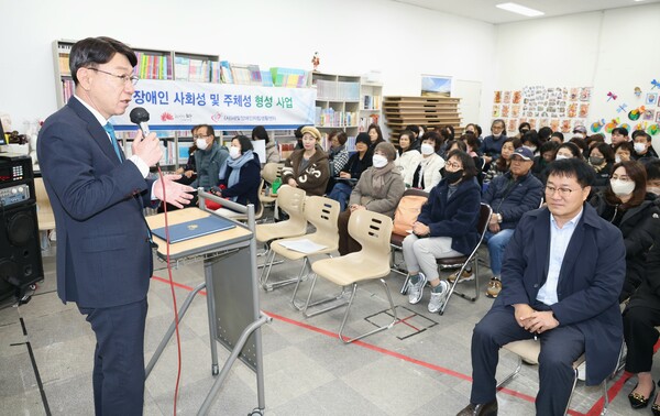 ▲ 장애인 정책 현장 간담회 현장 (출처=전주시)