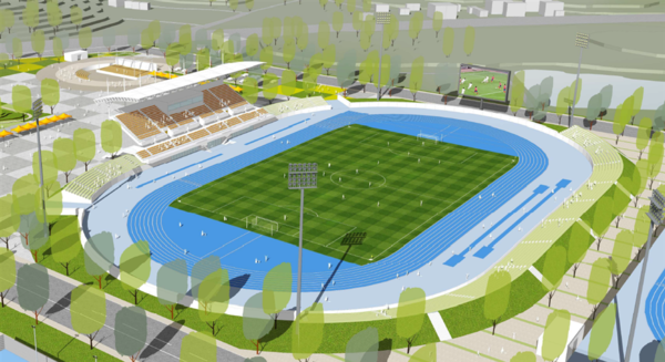 ▲ 완주군 종합운동장 조감도. (출처=완주군)